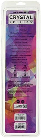 Doc Johnson Crystal Jellies - 12 Inch Big Boy - Clear