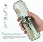 2pcs Didiseaon Travel Toothbrush Case Portable Tooth Brush Cup Toothbrush Holder with Cover for Traveling/Camping/School/Home or Daily Uses