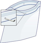 GPI - 6" x 6" - 100 Pack, 2 Mil thick, Clear Plastic Reclosable Zip Bags, Hang Hole For Display, Durable Poly Baggies with Resealable Zip Top Lock for Storage, Packaging & Shipping