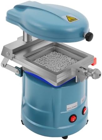 Dental Suction Machine, 110V 600W Molding Machine Former Heat Thermoforming Lab Equipment Former, Heavy-Duty Adjustable Dental Vacuum Forming Machine with Symmetrical Heating System for Laboratory