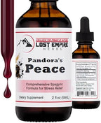 Lost Empire Herbs Pandora’s Peace Tincture (2 fl oz) Premium Herbal Tincture for Balance, Vitality & Calm – USA-Sourced, Spagyrically Prepared, and Free from Heavy Metals & Chemicals