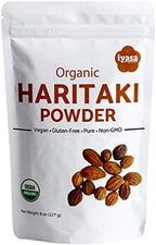Organic Haritaki Fruit Powder Harde Harad Terminalia chebula Kadakapudi 16 Oz 453 GM 1 Pound Digestion Gas Relief Healthy Bowel Function Ayurveda Superfood Resealable Pouch