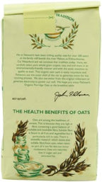 FLAHAVAN'S Organic Porridge Oats, 17.75-Ounce Bags (Pack of 6)