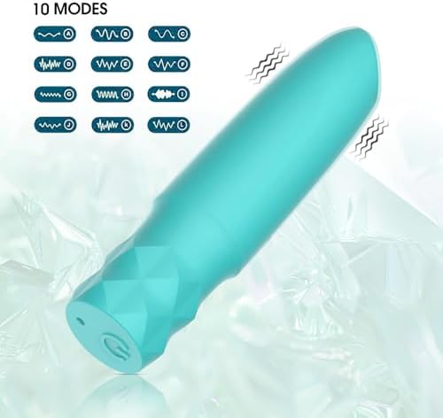 Waterproof 10 Modes Quiet Powerful Handheld Electric Bullet Tool，Bullet Massage Rod Travel Portable Silicone Massage Ball for Women，Pleasure Handheld Personal Bullet Tool for Quick Relaxation LB497