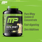 MusclePharm Combat 100% Whey Protein Powder, Banana Milk Flavor, Fast Recovery & Muscle Gain with Whey Protein Isolate, High Protein Powder for Women & Men, Gluten Free, 5 lb, 70 Servings