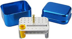High Speed Burs Holder Block Gutta Percha Point Disinfection Box with Ruler