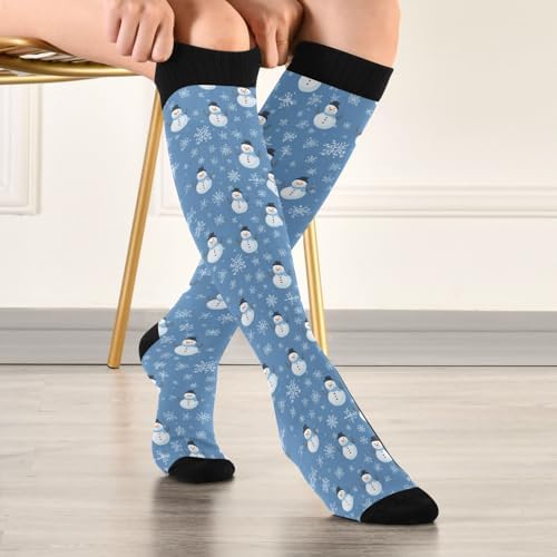 Wusikd Heartbeat Symbol Compression Socks for Women and Men Circulation Black Long Socks for Athletic Running 1