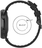 FitTurn Band Compatible with Huawei Watch 5 4 3 Pro/GT 6 5 4 3 2 46mm/GT Active/GTR 4 pro Watch 22MM Silicone Replacement Wristband Strap for Samsung Galaxy Watch 46mm/Gear S3/for Amazfit Bip 6 5 SmartWatch
