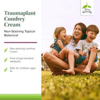 Terry Naturally Traumaplant Comfrey Cream - 1.76 oz (50 g) - Non-Staining Topical Botanical, Free of Toxic Pyrrolizidine Alkaloids (PAs) & Parabens - for External Use Only