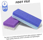 2pcs Foot Care File for Home Salon Use Durable Handheld Pedicure Tools with Powerful Dead Skin Exfoliation Callus Remover for Soft Smooth Heels and Feet Easy to Clean