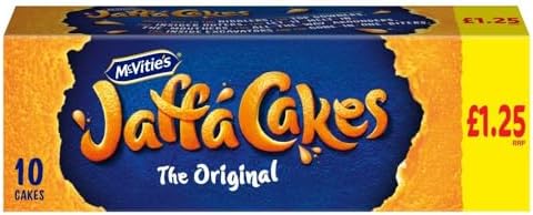 McVitie's Jaffa Cakes Original Biscuits 10 Cakes,110g (Box of 12 Cartons)