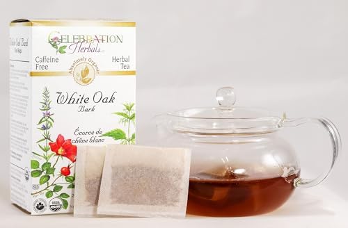 CELEBRATION HERBALS White Oak Bark Organic 24 Bag, 0.02 Pound