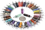Justinstones Crystal Healing Hexagonal Point Chakra Reiki Pendant Beads Lot