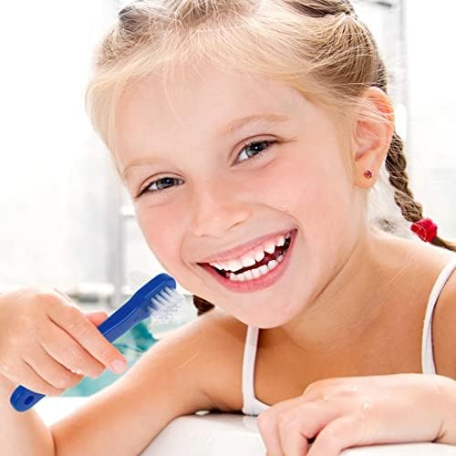 COHEALI Manual Toothbrushes 2Pcs Brush Dual Head Toothbrushes Cleaning Brush False Brush Toothbrush False Cleaning Tools Blue White False