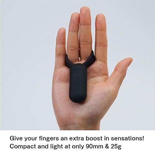 TENGA TSV-001 Smart Vibe Vibrating Ring, Stimulating Rechargeable Couple's Vibrator, Black