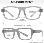 Eyekepper Metalless Reading Glasses with Screwless Spring Hinges Large Frame Readers for Women and Men Green +1.25