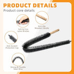 Fridge Coil Cleaning Brush,29.5Inch Long Handle Coil Brush for Fridge,Crevice Stanless Steel Cleaning Brush,Bendable,2Pack