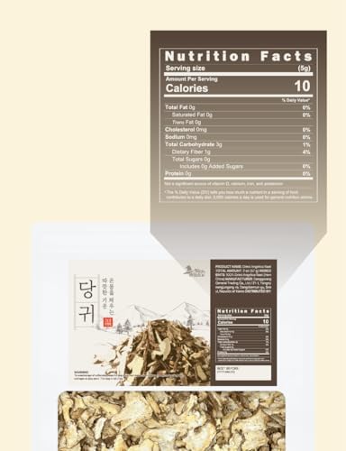 NICE WITCH'S Dang Gui Angelica Root 2 oz – Angelica gigas Sliced Root, Dried Herbal Tea Ingredient 當歸 당귀 (2oz/57g)