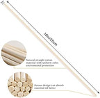 VFULIE 100PCS Reed Diffuser Sticks, 10 Inch Natural Rattan Wood Sticks Essential Oil Aroma Diffuser Sticks Refill Replacement for Aroma Fragrance ((Primary Color))