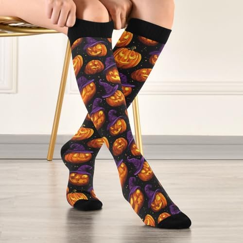 Wusikd Cats Compression Socks for Women and Men Circulation Cute Long Socks for Athletic Running 1