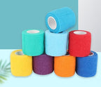 12 Rolls Self Adhesive Bandage Wrap 2" X 5 Yards Elastic Cohesive Bandage Wrap Athletic Tape for Sports Wrist Feet Ankle and Vet Wrap Grip Tape