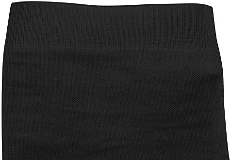 20-30mmHg Graduated Calf Compression Sleeves for Women and Men, Footless Flight Socks for Varicose Veins, Leg Support, Shin Splint, Calf Muscle Swelling(XXL-Black)