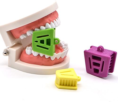 RZJZGZ Dental Oral Silicone Mouth Prop Bite Blocks Latex Free Cheek Retractor (6 Count/pack)