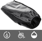 EXCEART Waterproof Controller Cover for Electric Wheelchair Joystick 13.8X6.7 Inch Power Chair Control Panel Shield with Transparent Design for Mobility Scooter Accessories