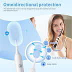 6 Pcs Toothbrush Covers Toothbrush Covers Caps，Replaceable Electric Toothbrush Head Cover Silicone Toothbrush Protector Cap for Household Travel, Bathroom, Gym，Camping