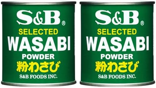 S&B Wasabi Powder 1.06-Oz Cans (Pack of 2)