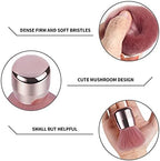 Vaincre Nail Art Dust Powder Remover Brush, Soft Nail Art Dust Cleaner Brush for Acrylic Application and Makeup(Pink)