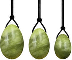 4PCs Natural Jade Yoni Eggs Massage Wand Set Ladies Kegel Exerciser Yoni Massage for Women Wellness,3PC Xiuyu Egg