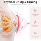 Electric Chest Massager, Chest Beauty Enlargement Machine with USB Charge, 2 Modes, 5 Suction Levels,Promotes Breast Growth, Flat & Sagging Breasts (B-Cup)