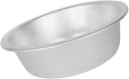 Thickened Aluminum Wash Basin 11.41 Inch Large Round Kitchen Vegetable Fruit Washing Bowl Metal Dishpan for Home and Party Use