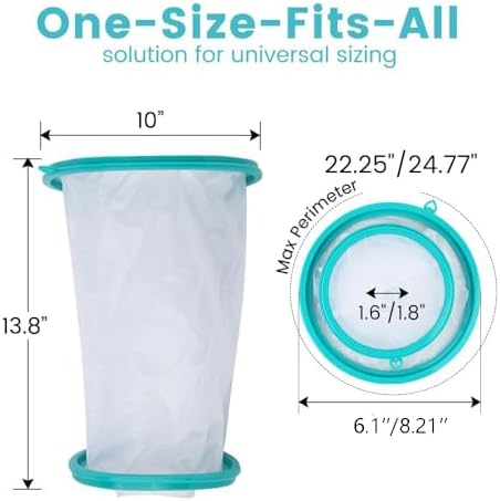CIVJET Cast Covers for Shower Leg, Waterproof Cast Cover for Showering, Knee Surgery Recovery Equipment, Waterproof Knee Brace, Knee (Diameter - 7.9")