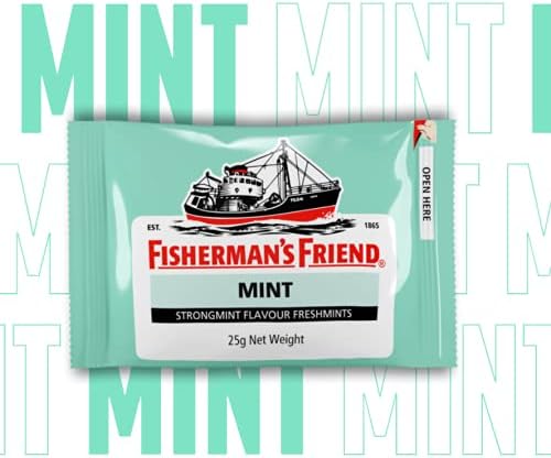 Fisherman's Friend Sugar Free Mint Flavour Lozenges 25G (Pack of 12)