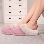 FQQWEE USB Heated Plush Slippers - Foot Warmer Shoes for Women, Washable, Thick Plush, Heating Foot Heater House Slippers to Keep Feet Warm