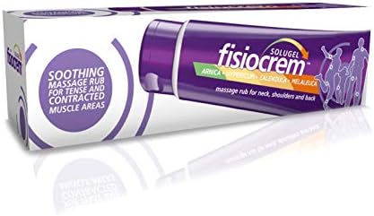 Fisiocrem Solugel Arnica Cream - Arnica Montana & Calendula Cream for Muscle Massage, Muscle Rub for Neck, Shoulders and Back - 250ml