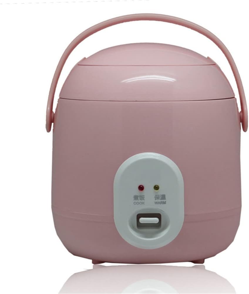 SilteD Electric Cute Rice Cooker with 2 Layers Heating 1.2L Mini Rice Cooker and Steamer Multifunction 2-3 Person Kitchen Cooker