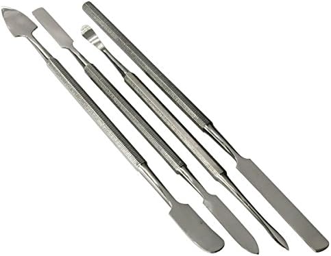 HTS 154P1 4 Pc Stainless Steel Spatula Wax & Clay Sculpting Tool Set