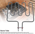 TOPINCN Stainless Steel Sauna Electric Heat Tube Straight Heat Sauna Heating Elements Component Heating Elements for Sauna Stove(SCA-2000W)