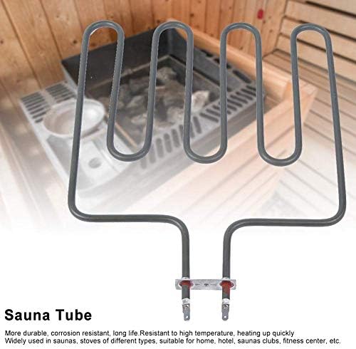 TOPINCN Stainless Steel Sauna Electric Heat Tube Straight Heat Sauna Heating Elements Component Heating Elements for Sauna Stove(SCA-2000W)