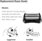 21B Shaver Blades for Braun Series 3 Replacement Head&for Braun s3 Wet and Dry Replacement Head, 21B Foil and Cutter Compatible with Braun Series 3 Electric Razors 300s,310s,3010s,3040s,5409,340s-4