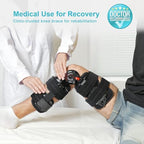 KD ROM Knee Brace: Hinged Post-Op Knee Brace for Arthritis, ACL, MCL, and PCL Injury – Optimal Support for Rehabilitation