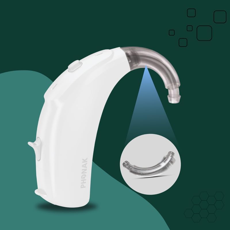 FCS Hearing Devices Ear Hook for Phonak Bolero B70 PR BTE - Replacement Accessories | Hearing Devices | Easy Install | Durable ABS | Anti-Howling Ear Hook