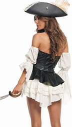 Starline Womens Black Pearl Sexy Pirate Costume Set,One Size