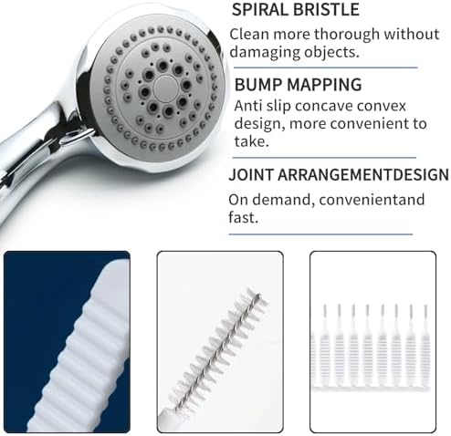20 PCS Shower Head Cleaning Brush for Small Hole,Showerhead Cleaning Brushes Picks，Multifunctional Hole Cleaning Brush for Pore Small Nozzle Keyboard