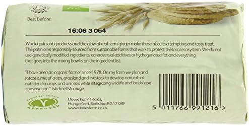 Doves Farm Ginger Oat Biscuits 200g