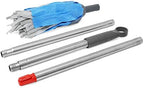 Premium Viscose Wet Mop for Hardwood, Laminate, Tile Flooring with Stainless Steel Handle Extendable up to 56 Inches