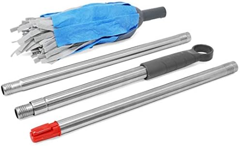 Premium Viscose Wet Mop for Hardwood, Laminate, Tile Flooring with Stainless Steel Handle Extendable up to 56 Inches